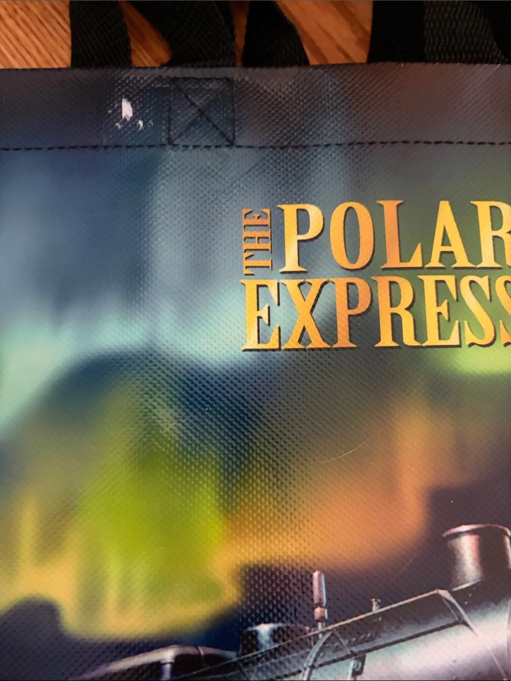 The Polar Express Duffel Tote Bag - Green/Blue